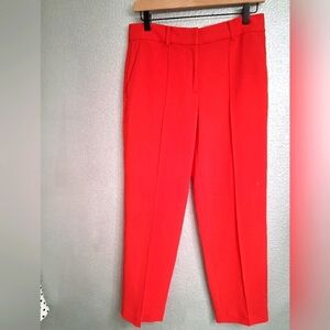 Michael Michael Kors Sea Coral Cropped Straight Leg Pants    Size 4